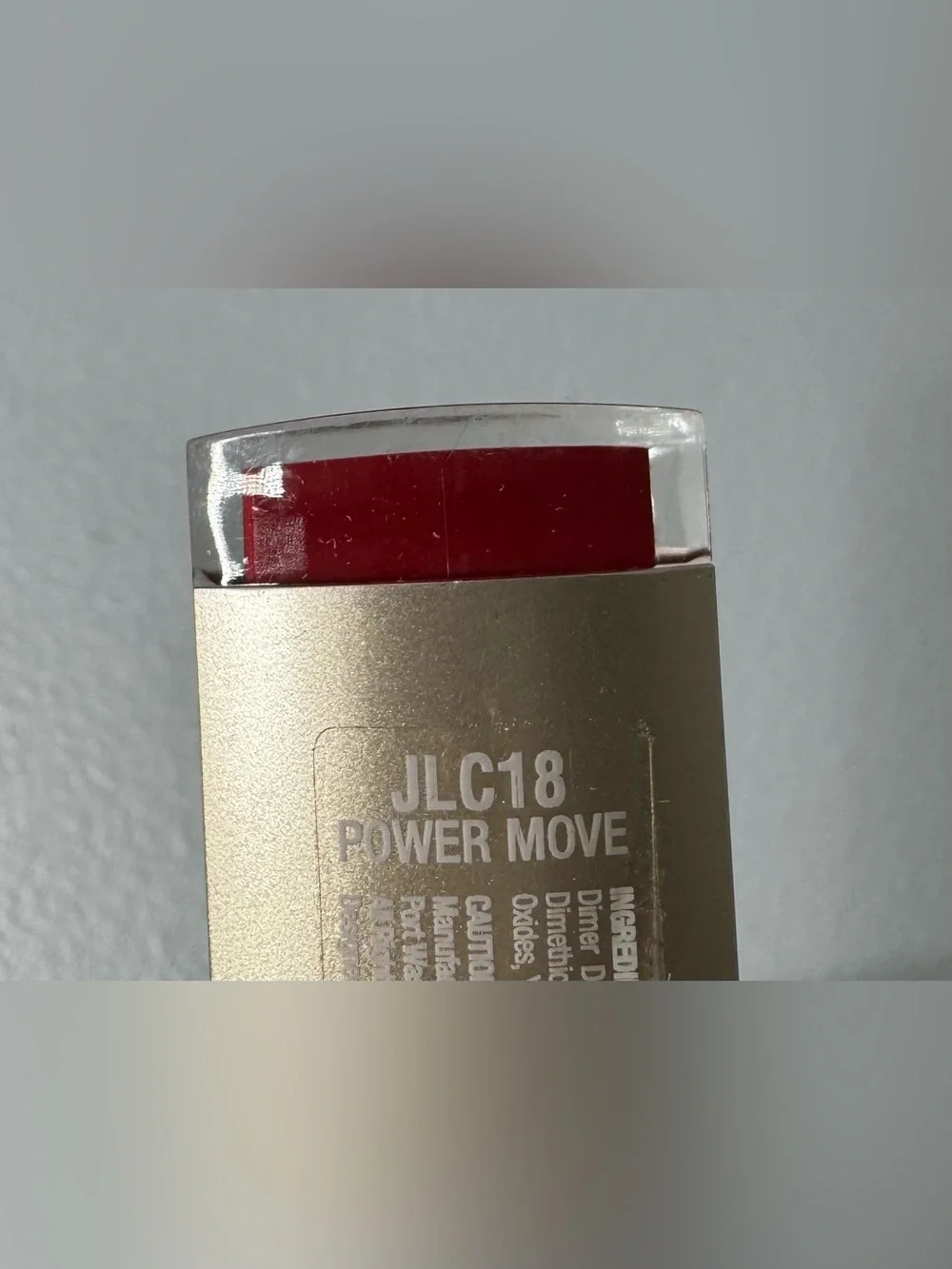 JOAH Lipstick in JLC18 Power Mover wine burgundy color